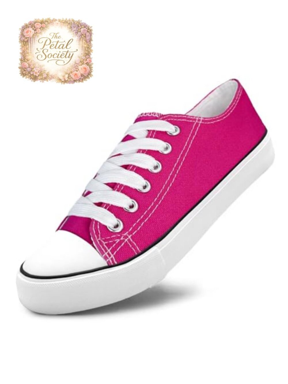 Unisex Low Top Lace Up Canvas Sneakers Comfortable Lightweight Casual